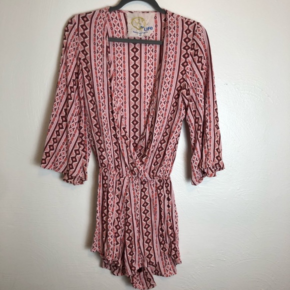 Blue Life Beach Coverup Romper - Picture 2 of 7